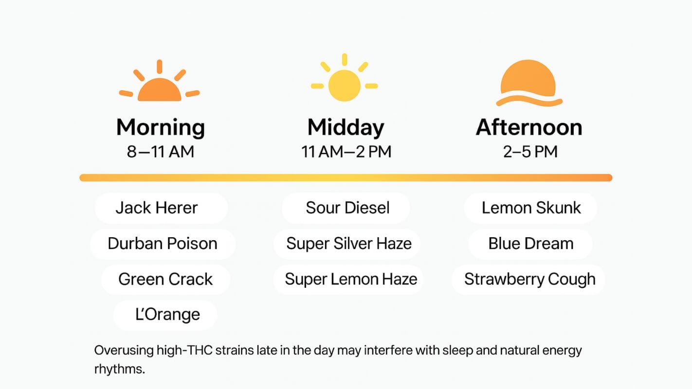 Timeline of having cannabis